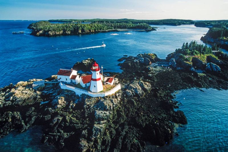 2019 Updates to Canada’s PNPs Aerial view of lighthouse in New Brunswick | Canadian permanent residency
